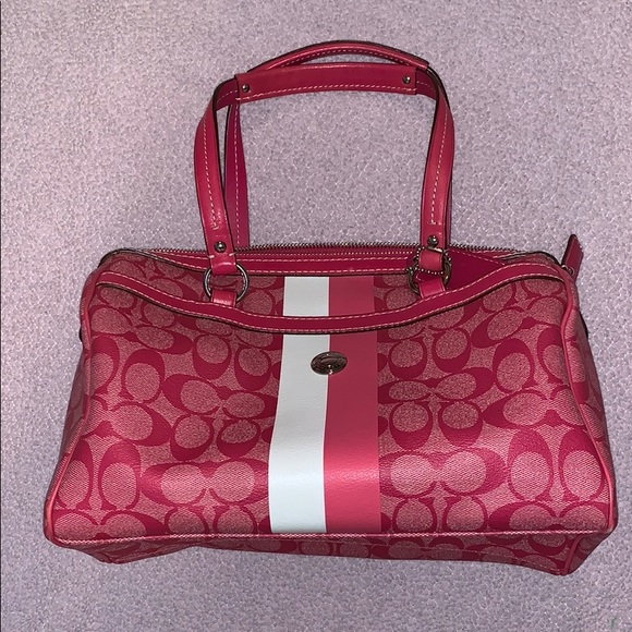 Coach pink satchel - Picture 1 of 8